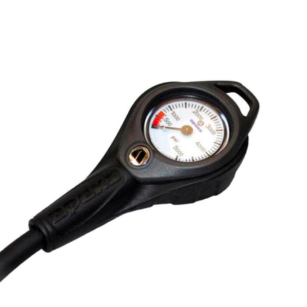 thumbnail interactive-video image 1 of Trident Scuba High Pressure Gauge Spool Part – Square End (Model AA63) – Made In USA 1 of 2