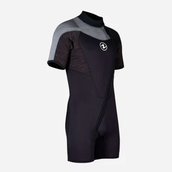 AQUA LUNG DYNAFLEX FRONT ZIP 5.5MM SHORTIE MENS