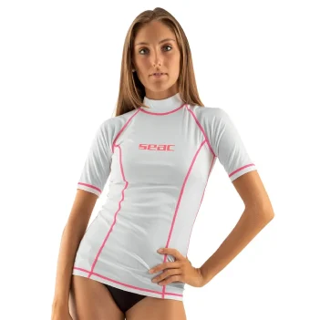 SEAC T-SUN RASH VEST SHORT SLEEVE WOMEN