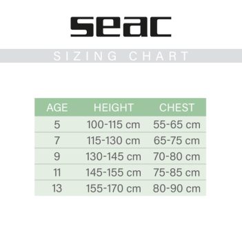 SEAC TRENDY 2.5MM SHORY WETSUIT CHILD
